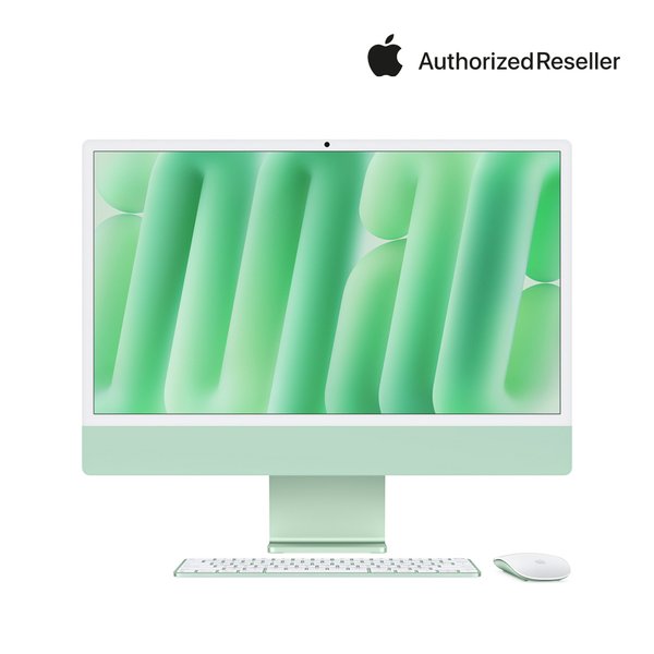 아이맥 24 M4 (CPU 10코어/GPU 10코어) 16GB 256GB 그린 MWUY3KH/A
