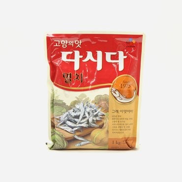 미강착한먹거리 CJ 백설 멸치다시다 1kg WJT