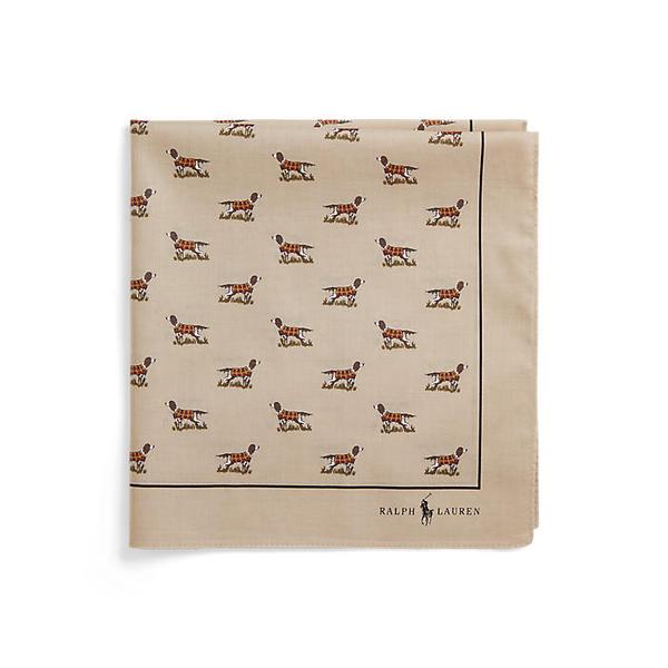 남성 도그 프린트 코튼 행커치프(MAPOPTW09120258250)