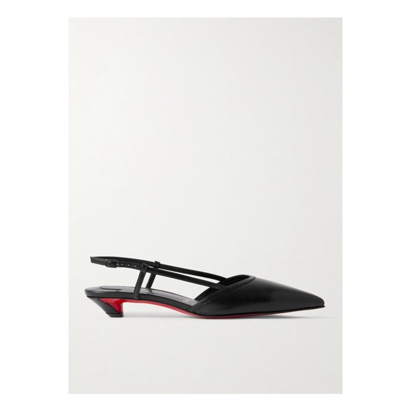 미스 Z 슬린지나 가죽 슬링백 펌프스 25mm 블랙 46376663162833722