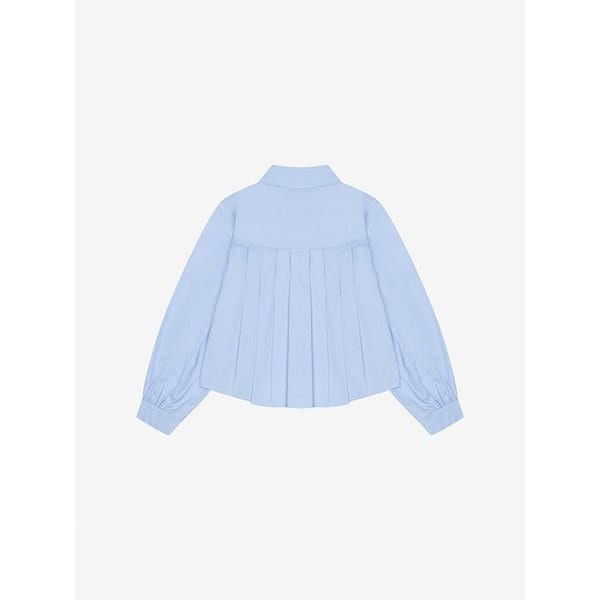 백 핀턱 세미 크롭 셔츠 (TLBAH2402)