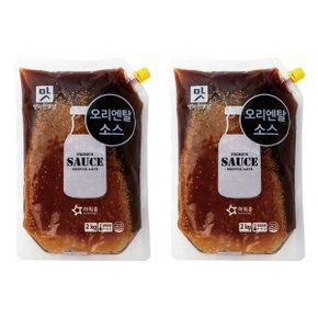 아워홈 행복한맛남 오리엔탈소스 2kg x 2개