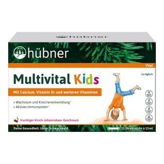  [해외직배송] 휘브너 멀티바이탈 키즈 비타민 15스틱