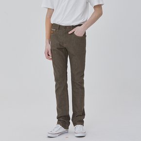 DENIM COLORED SELVEDGE PANTS KHAKI