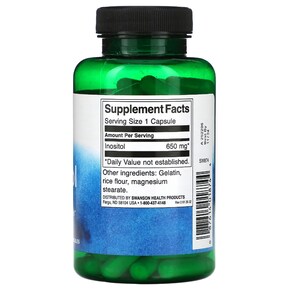 이노시톨 650mg 100캡슐 Swanson