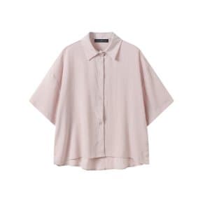 모던 카라넥 오버핏 반팔 셔츠 (NQ2BA051L0)