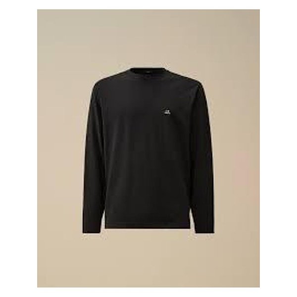 25SS 씨피 컴퍼니 긴팔 티셔츠 18CMTS131A006263G999 BLACK DOM
