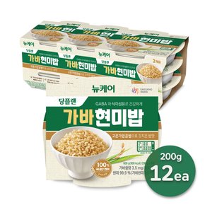 무료배송 뉴케어 당플랜 가바현미밥 (200g × 3EA)X4입