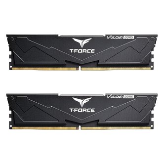 팀그룹 [서린공식] TEAMGROUP T-Force DDR5 6000 CL38 Vulcan 블랙 패키지 32GB(16Gx2)