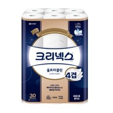 크리넥스 울트라클린 도톰한 4겹 25m*30롤[1팩]