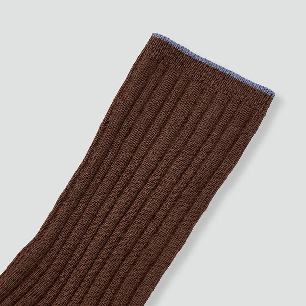 여 코튼 골지 장목 양말 1족 J145203007071