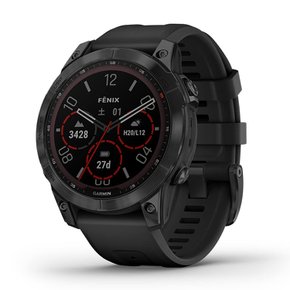 7 Sapphire Dual Power Ti Black DLCBlack GPS GARMIN(가민) ​​fenix 솔라 충전 파워 사파이어