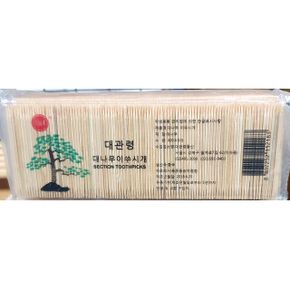 이쑤시개 주방잡화 식당 식자재 업소용 대관령 대나무 400입 X ( 2매입 )