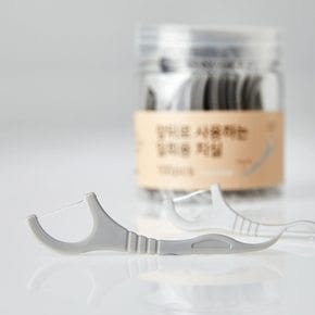 N D형 치간치실 양면형 100P 그레이
