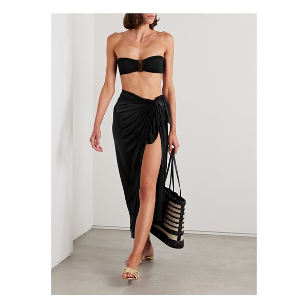 노마카말리 어니 스트레치 라메 파레오 블랙 1647597345390871