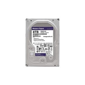 Western Digital HDD 8TB WD Purple 감시 시스템 3.5인치 내장 WD82PURZ