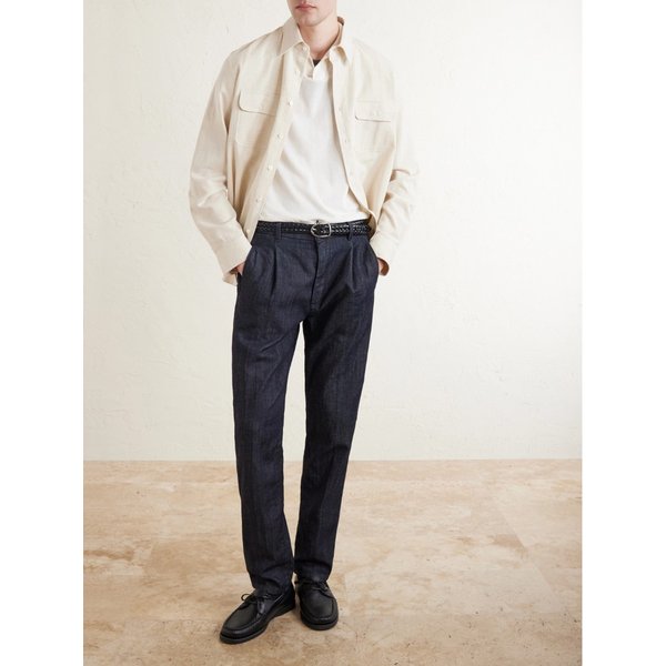 스트레이트 플리츠 진 46376663163116975