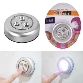 원터치 조명 터치 라이트 (3구 LED 터치후레쉬 A타입)