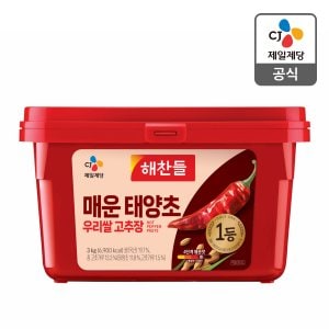 CJ제일제당 [본사배송] 매운 태양초 우리쌀 고추장 3kg