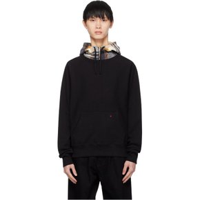 노아 블랙 드로우스트링 후디 SS123FW23BLK BLACK