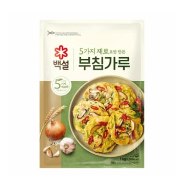 CJ 5가지 자연재료 부침가루 1kg 1개