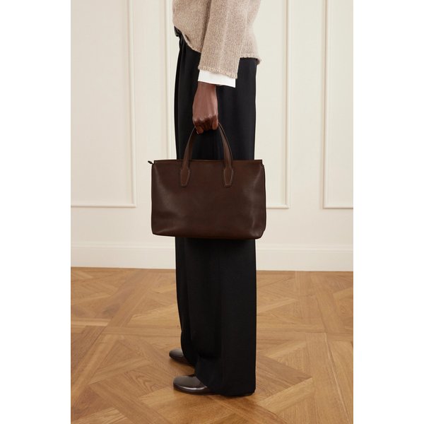 마르셀 텍스처드 가죽 토트백 브라운 46376663163049159