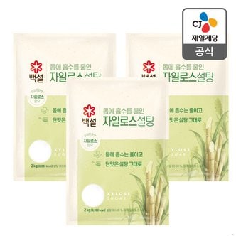 CJ제일제당 [CJ직배송] 하얀자일로스설탕 2kg X3개