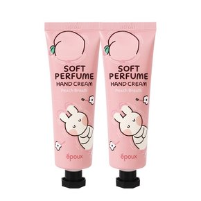 1+1  소프트 퍼퓸 핸드크림 피치 브레스 50ml /고보습 핸드크림