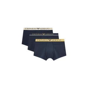 EMPORIO ARMANI [온라인 단독] [선물 포장 가능] 남성 라인 로고 밴딩 소프트 드로즈 3PACK 08M3363513000