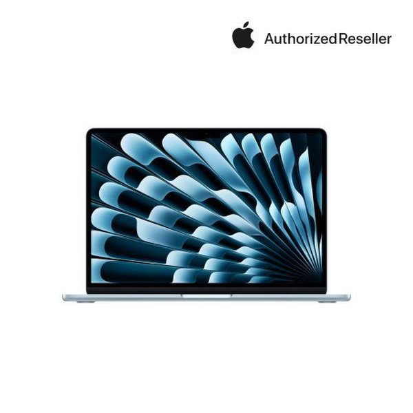 맥북에어 13 M4 (CPU 10코어/GPU 8코어) RAM 16GB SSD 256GB 스카이 블루 MC6T4KH/A