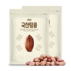 국내산 생땅콩 1kg + 1kg 알좋은 24년 햇[29058425]