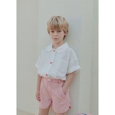 로아앤제인 크리미 셔츠 RJ23MST13WH