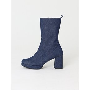 Natilda Platform Middle Boots Jean