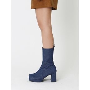 Natilda Platform Middle Boots Jean