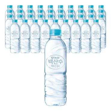  농심 백산수 무라벨, 500ml, 40개