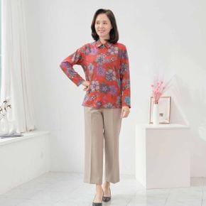 마미소 일자 통 정장 바지 국내생산 밴딩 고무줄 스판 엄마옷 할머니옷 빅사이즈 4060 마담 중년여성 옷