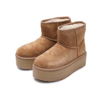 UGG 어그 W 클래식 미니 플랫폼 부츠 체스트넛 1134991-CHE