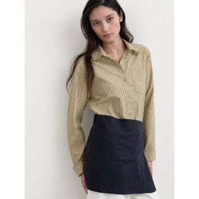 Cotton layered wrap skirt_3color