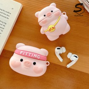 에어팟 프로 1세대 실리콘 러블리 피그 AirPods 케이스