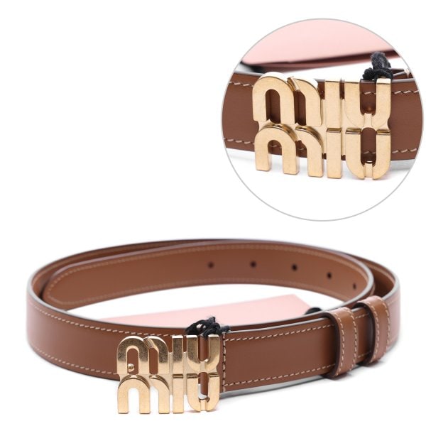 [부산점] 25FW 여성 로고 레더 벨트 (5CC565 2AIX F098L 25F)