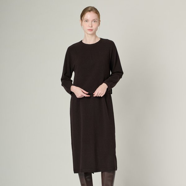 [여주점] 올앤선드리 라운드넥 탑 세트 원피스 A4WAK631