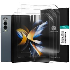 아이엠듀 갤럭시 Z폴드4 풀커버 TPU 자가복원 액정보호필름 3매