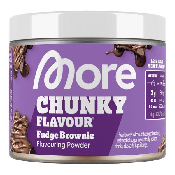 [해외직배송] More 모어 청키 플레이버 퍼지 브라우니 파우더 90g