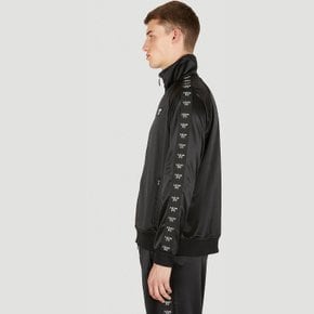 [해외배송] 모어 조이 로고 테이프 하이넥 집업 트랙 재킷 MJ JK814 BLACK