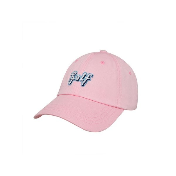 Golf NEEDLEPOINT HAT - PINK