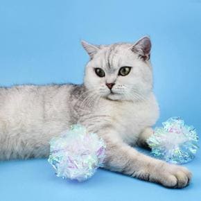 PET 고양이 장난감 바스락 공 반짝이는 바스락볼 (S30683330)