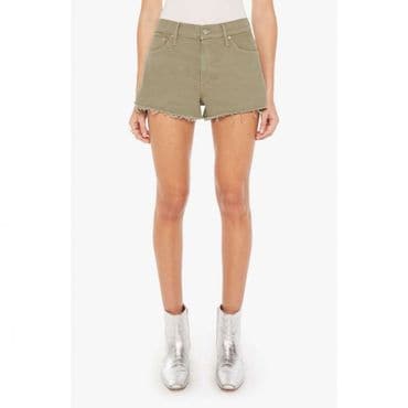 MOTHER 4286009 MOTHER The Dodger Frayed Denim Shorts