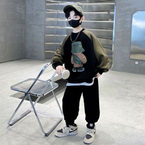 아동복 남아 지니 맨투맨 상하세트 주니어 초등 트레이닝복 1582_P388590985