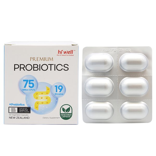 하이웰 프리미엄 유산균 프로바이오틱스 750억 60캡슐 5개