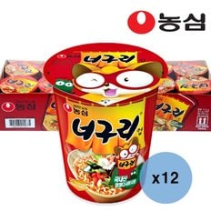 농심 너구리 컵면 6입 X2개(총12컵) /라면/컵라면